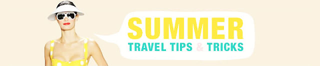SUMMER TRAVEL TIPS and TRICKS 2013 banner